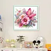 Petit Flower-Partial 11CT Stamped Cross Stitch Bead Embroidery 36*36cm/14.17*14.17in tapestrymarket