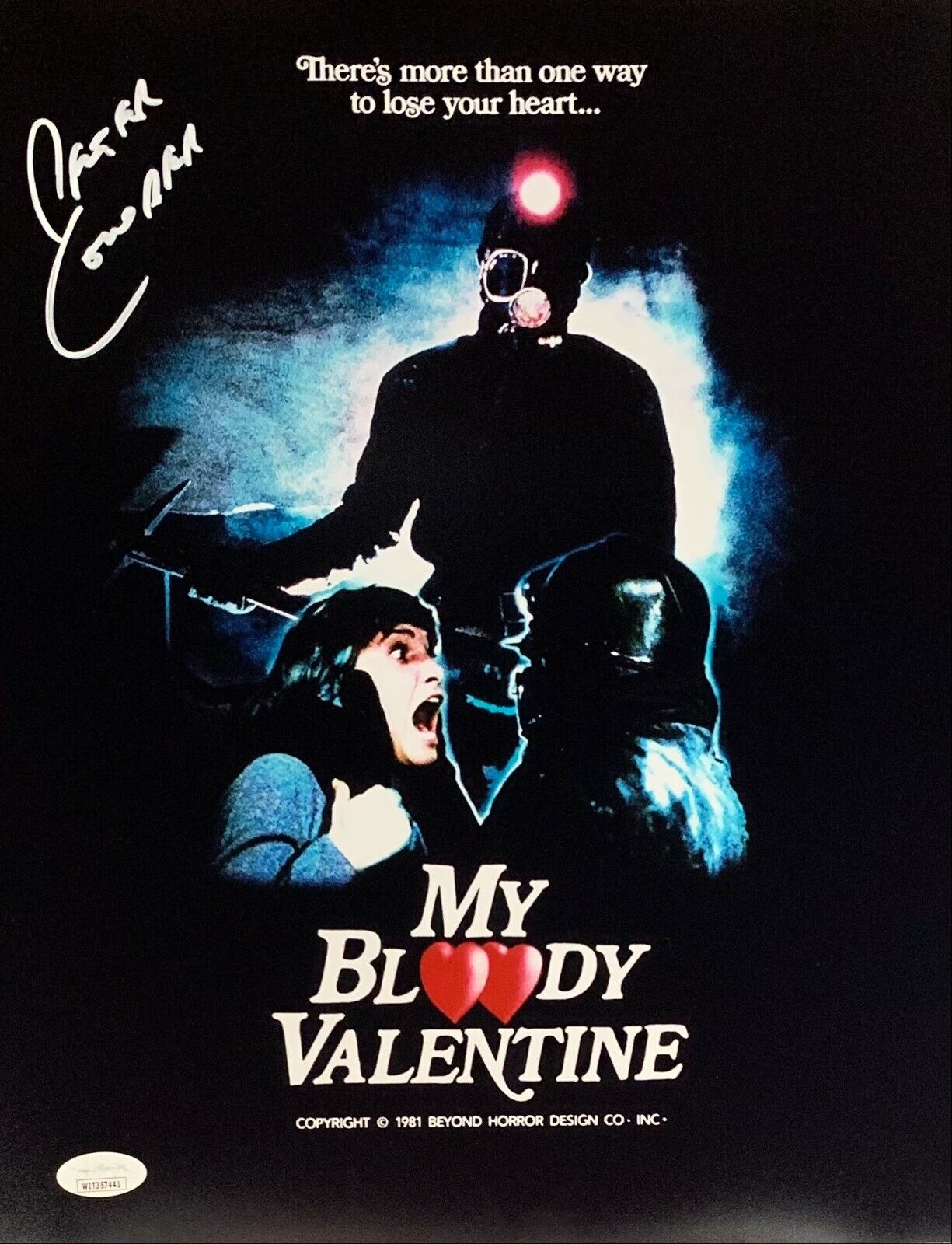 Peter Cowper autographed signed 11x14 Photo Poster painting My Bloody Valentine JSA The Miner