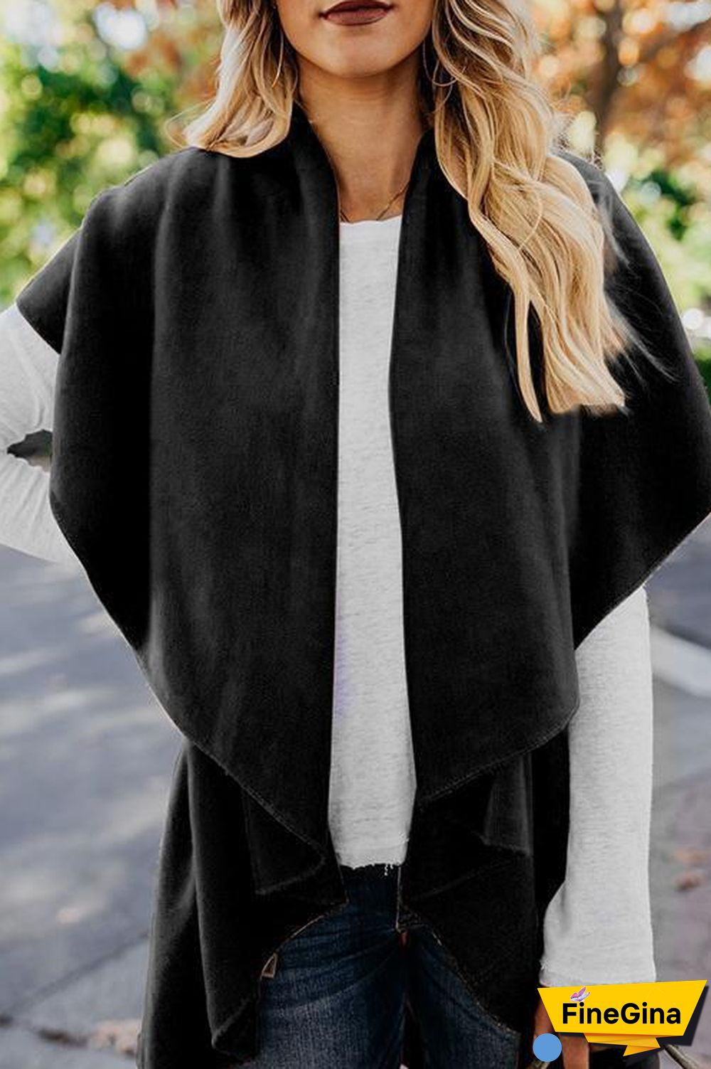 Irregular Casual Knit Cardigan Coat
