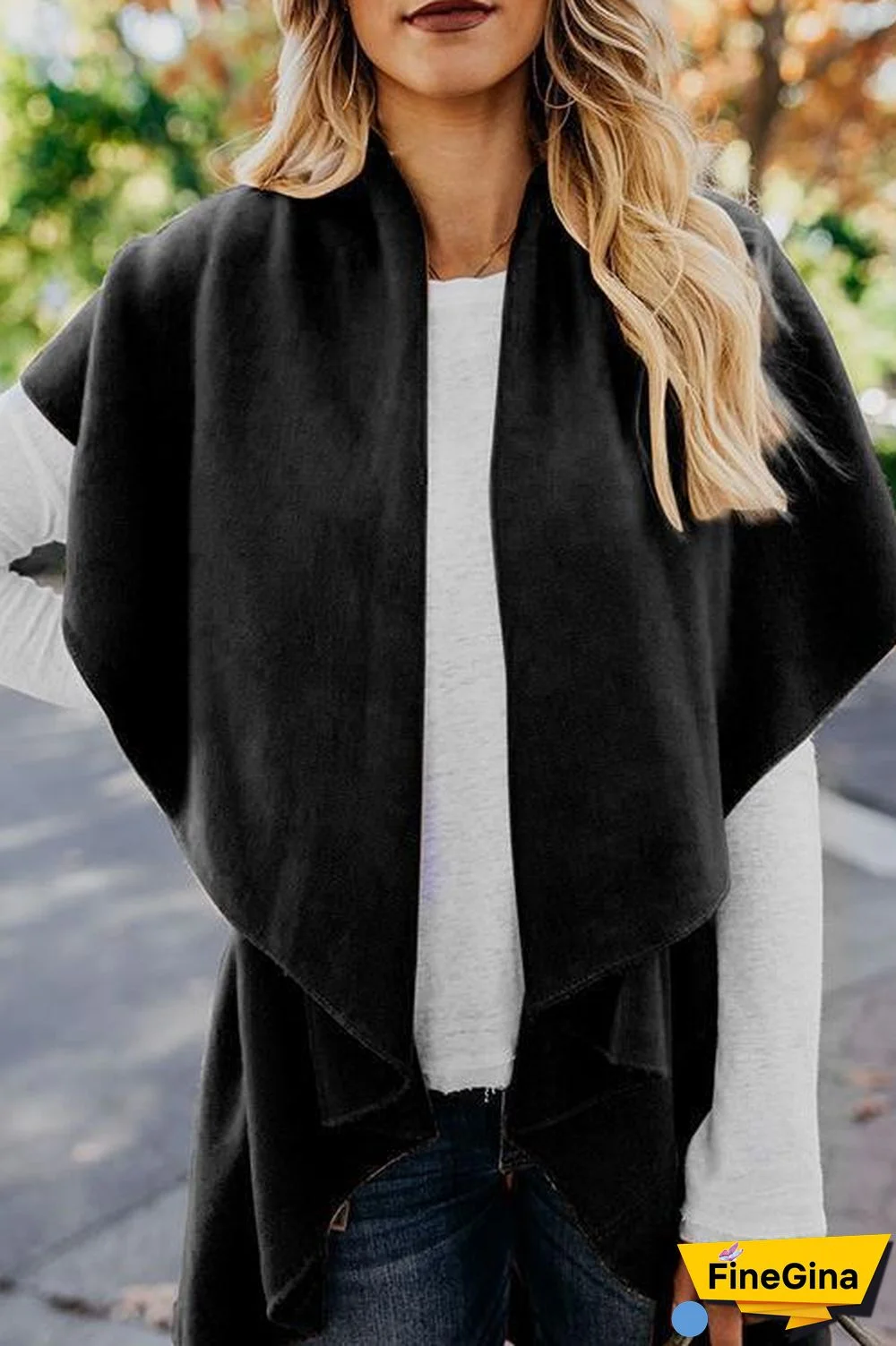 Irregular Casual Knit Cardigan Coat