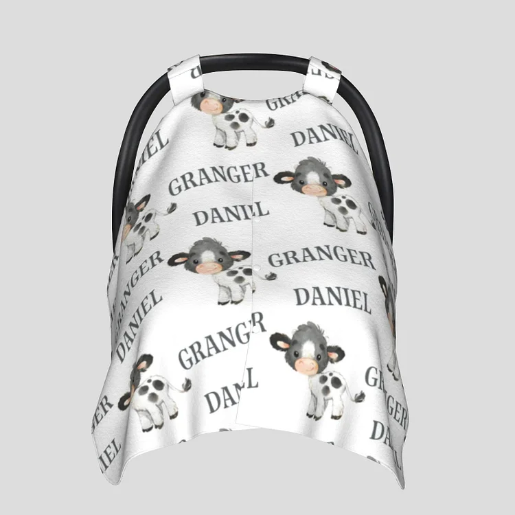 Personalized Baby Ox Car Seat Canopy for Comfort & Unique| C56