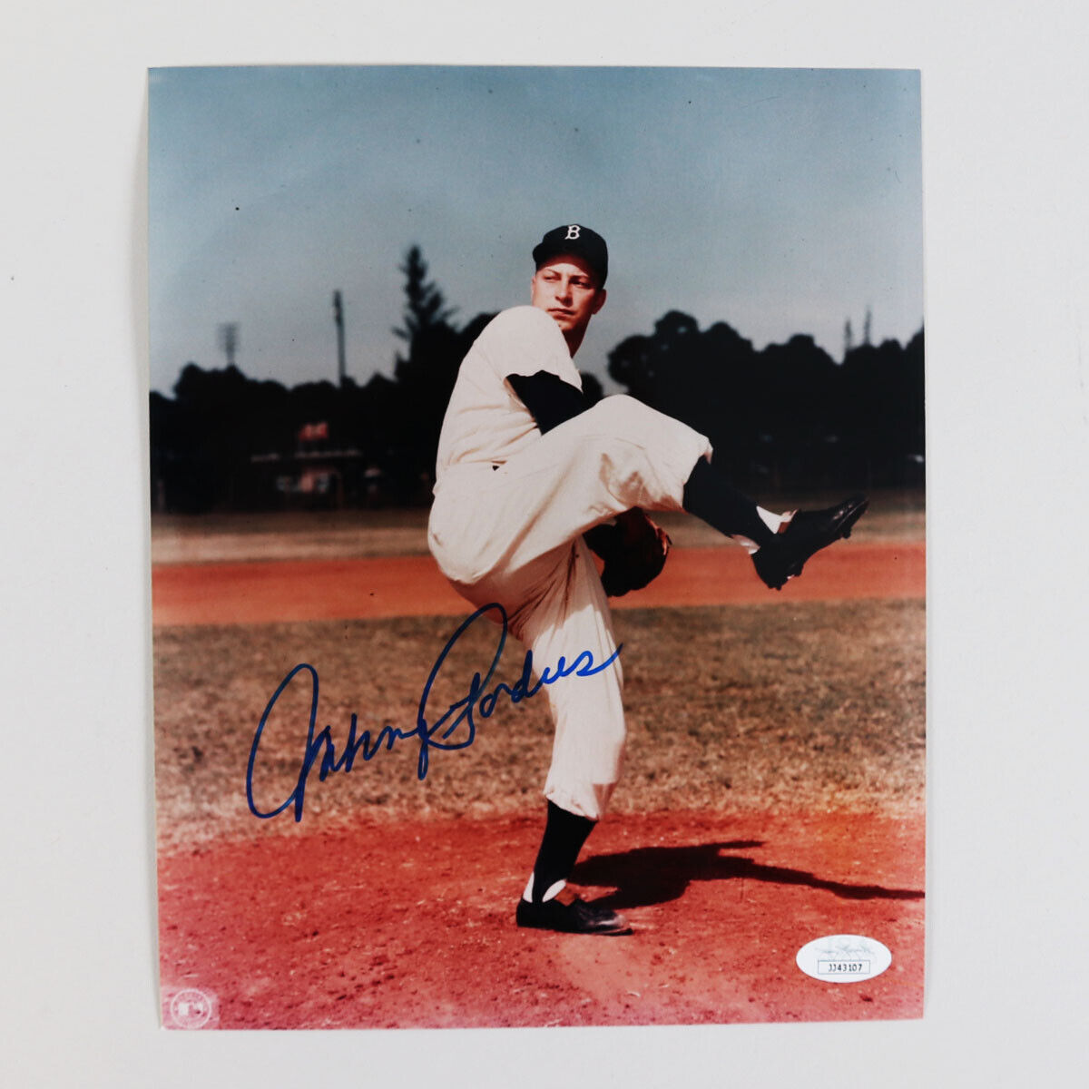 Johnny Podres Signed Photo Poster painting Dodgers 8x10 - COA JSA