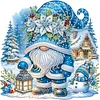 (US Only)6pcs Xmas Gnome - Diamond Painting - Partial Special Shaped Drill (Canvas|30*30cm)