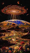 Luxury AB Velvet Diamond Painting Kit - Scenery