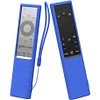 Silicone Samsung Remote Cover Compatible with 2017-2023 Samsung SolarCell TV Remote TM2240A(2023) TM2180E TM2280E(2022) Samsung Smart Remote Case Shockproof Anit-Lost with Lanyard(Glow in Dark Blue) SIKAI CASE