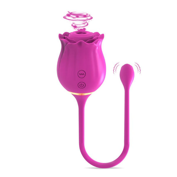 2in1 Rose Suction Toy with Tail