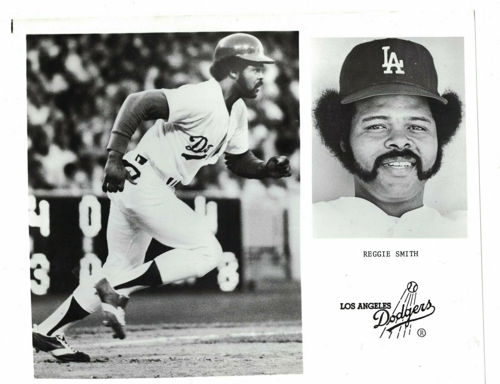 Reggie Smith Los Angeles Dodgers 1980 Team Issue 8x10 Baseball Photo Poster painting AO