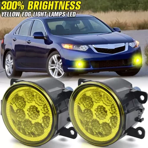 Dronehint Parts Accessories 2x Bumper LED Fog Lights Driving Lamps For Acura TSX 2011-2014 (For: Acura) Parts