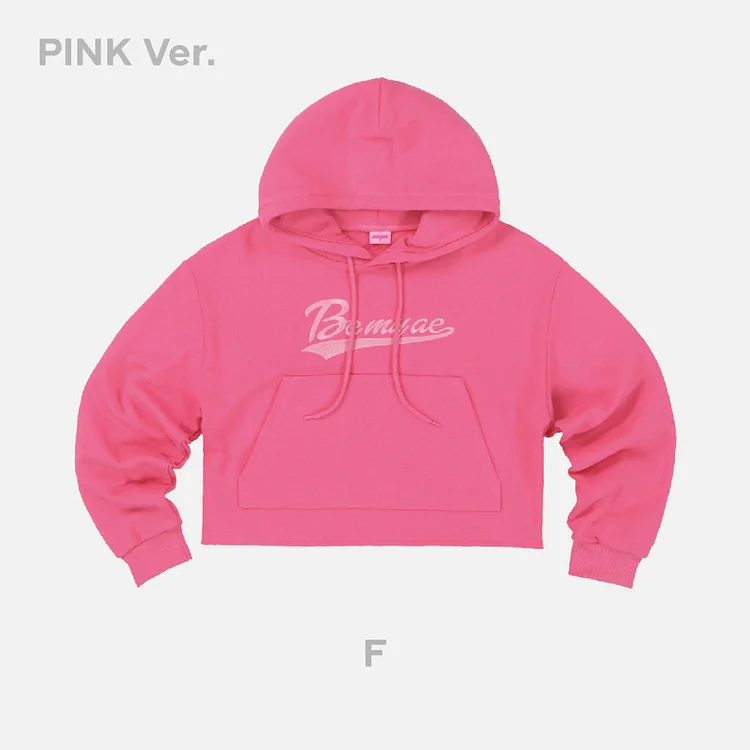 aespa 2023 aespa Week POP-UP Come to MY illusion Cropped Hoodie Pink Ver.