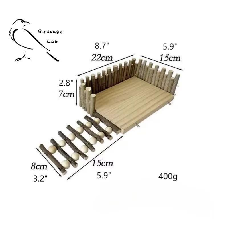 Elderly Parrot Platform  Birdcagelab