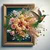 (US Only)4pcs 5D DIY Partial Special Shaped Drill Diamond Painting Escape Decor 30x30cm