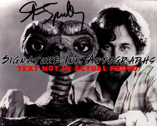 STEVEN SPIELBERG signed 8x10 autograph Photo Poster painting ET reprint