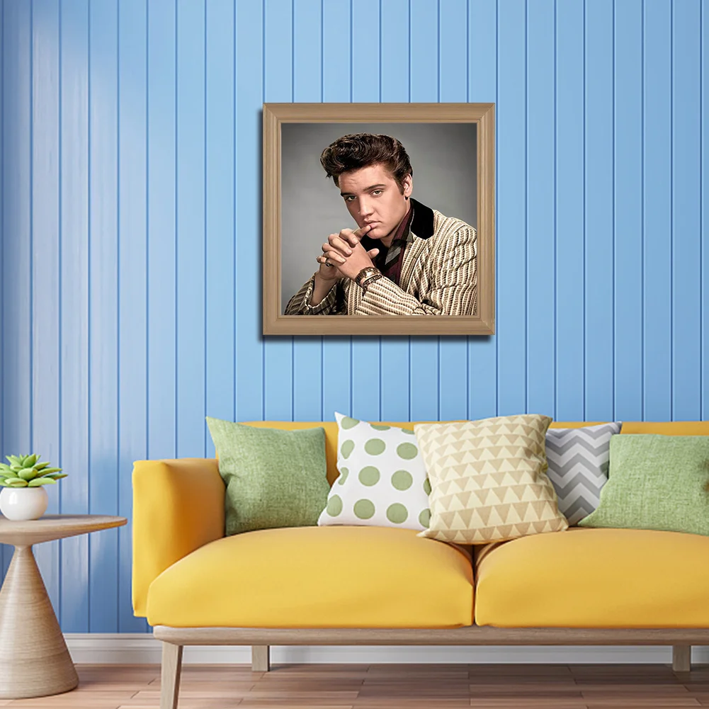 5D DIY Elvis Presley Diamond Painting Kits Full Round Drill Wall Decor Crafts