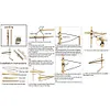 Wood Drilling Fire Making Tool Outdoor Survival Practice Tool for Camping Hiking