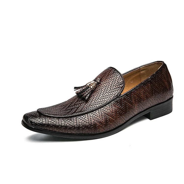 Men's Breathable Tassel Business Dress Shoes Loafers