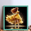 (Stamped/Counted) Ballerina Belle Silhouette-11CT Cross Stitch 40*40cm