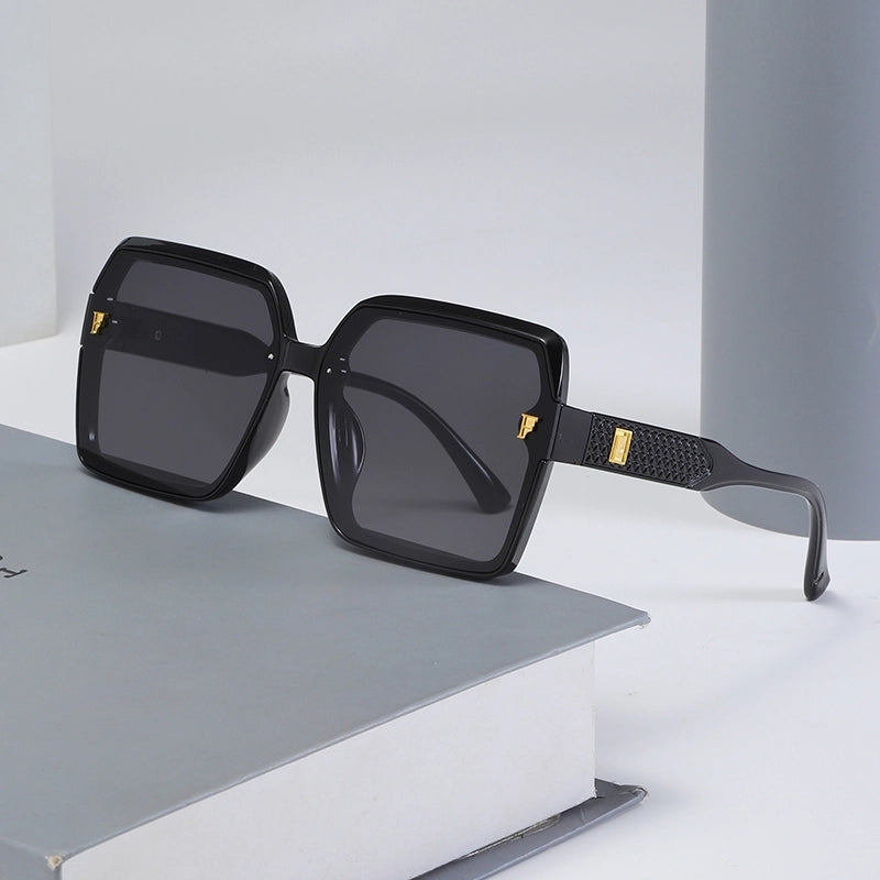 Streetwear Gradient Color Solid Color Pc Square Full Frame Glasses