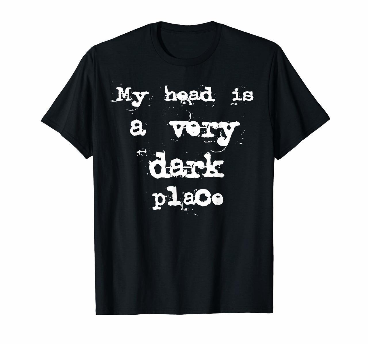 Head Is A Very Dark Place Gothic Emo Punk T Shirt