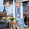 2pcs Flower Cat Diamond Painting Double-sided Crystal Window Suncatcher Craft Set Birthday Gifts Home Garden Decor Hanging Kit