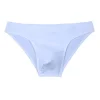 Men's Solid Color Ice Silk Briefs
