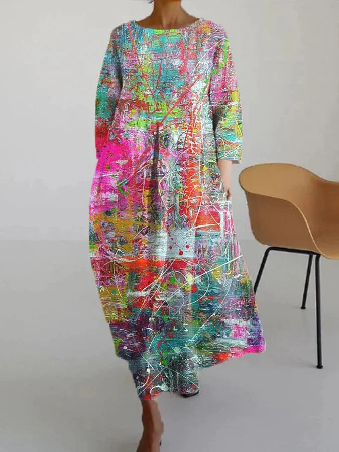Women's Casual Printed Dress