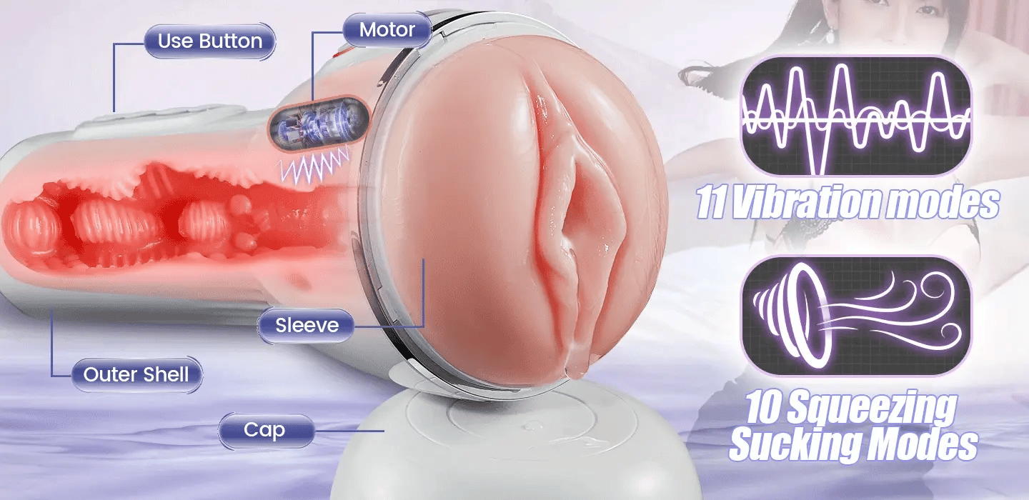 XP Suction Stroker Voice Play detail 3