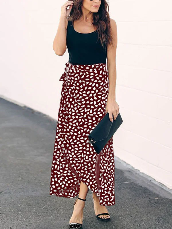 Leopard Print Slim Women's Skirt