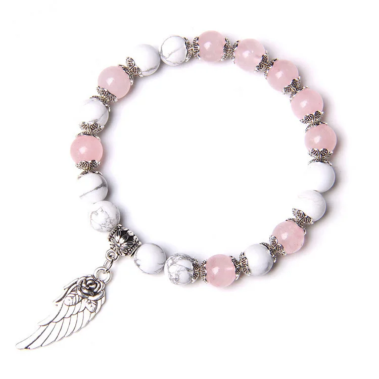 Olivenorma "Peace Energy" - Colors Crystal Agate Wing Bracelet