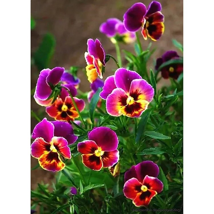 Blossom Flowers Round Full Drill Diamond Painting 30X40CM(Canvas) gbfke