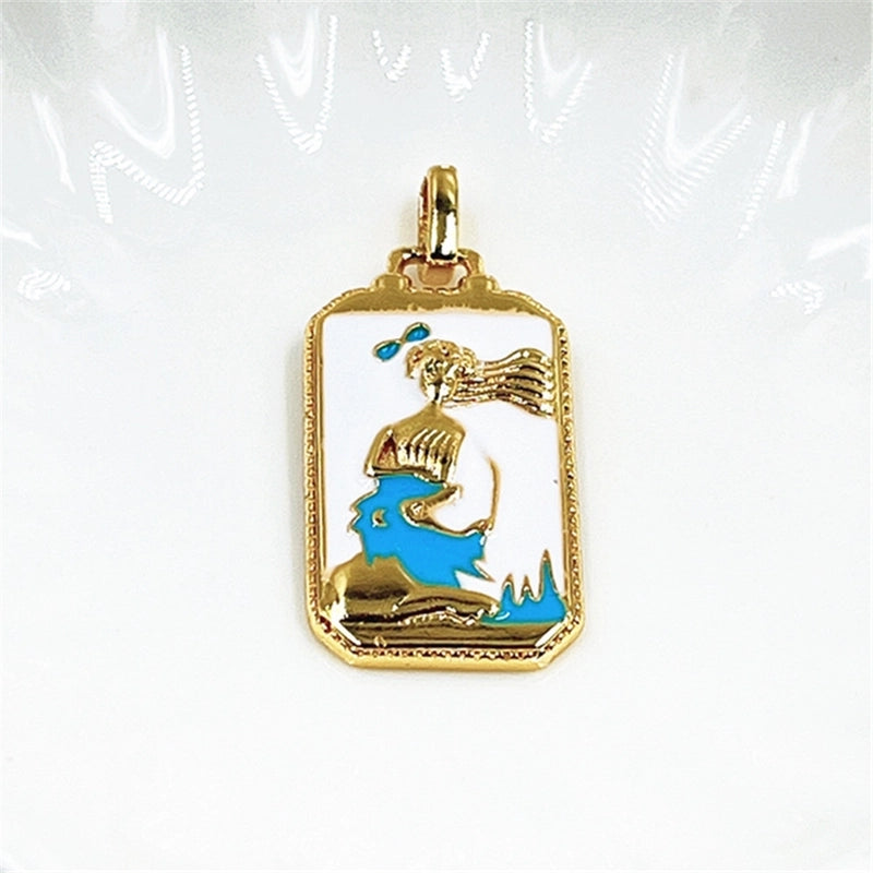 1 Piece Minimalist Star Copper Chain Pendant Necklace