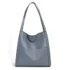 Genuine leather women's bag 2026 new large capacity tote bag