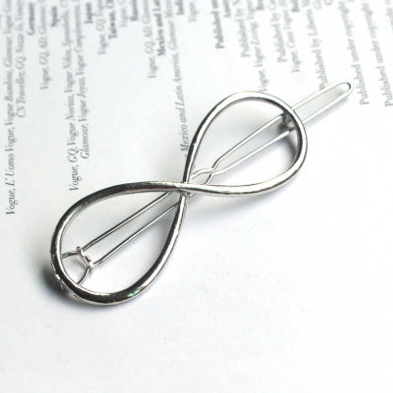 Minimalist Moon Alloy Plating Hair Clip 1 Piece