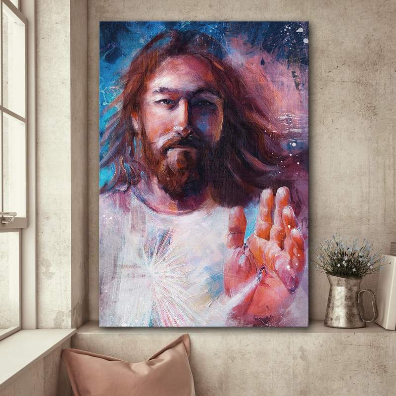 Jesus Portrait  Canvas Wall Art