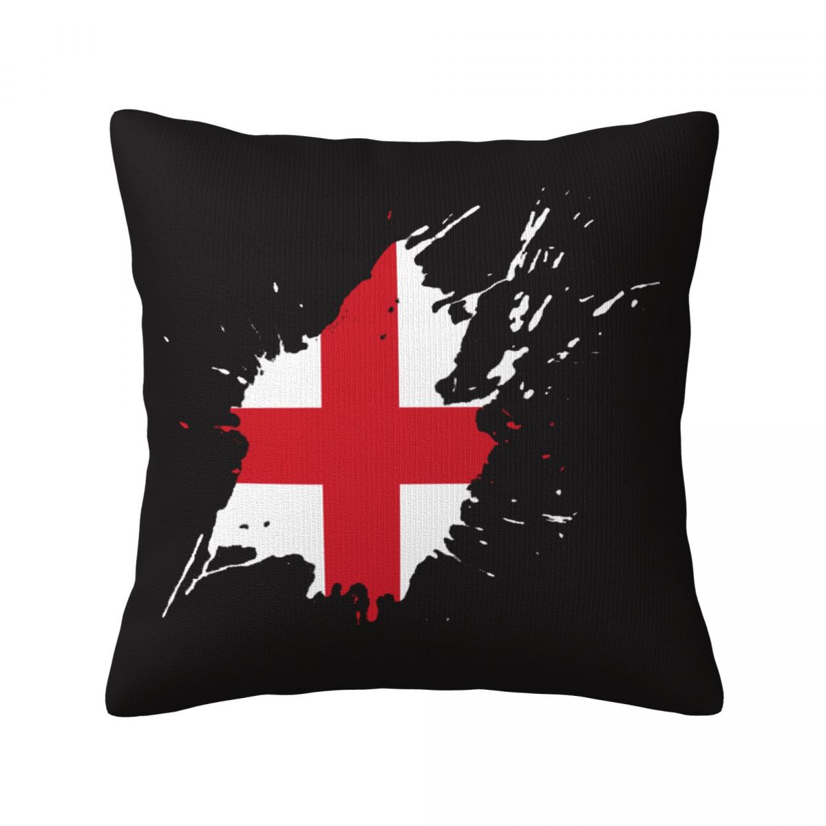 England Ink Spatter Throw Pillows 18 x 18 inch