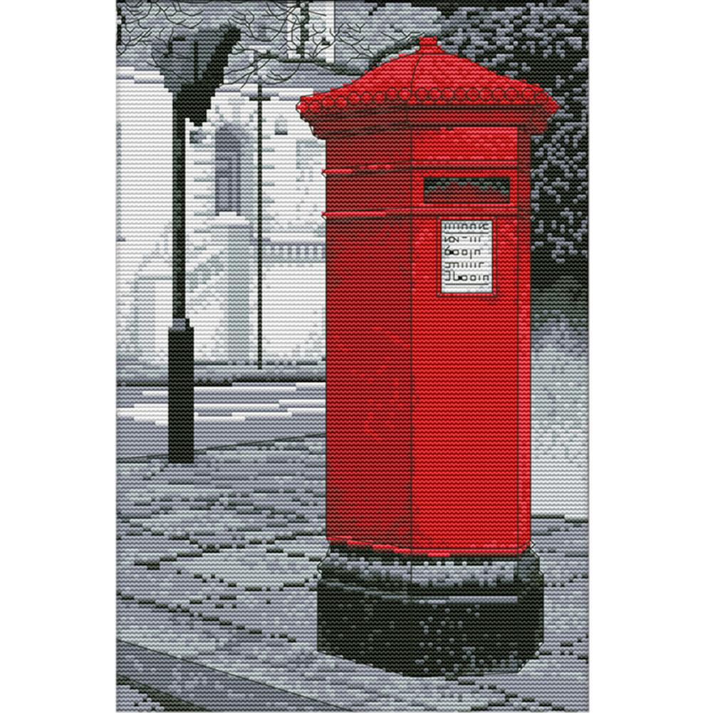 

Postbox - 14CT Stamped Cross Stitch - 38*28cm, 501 Original