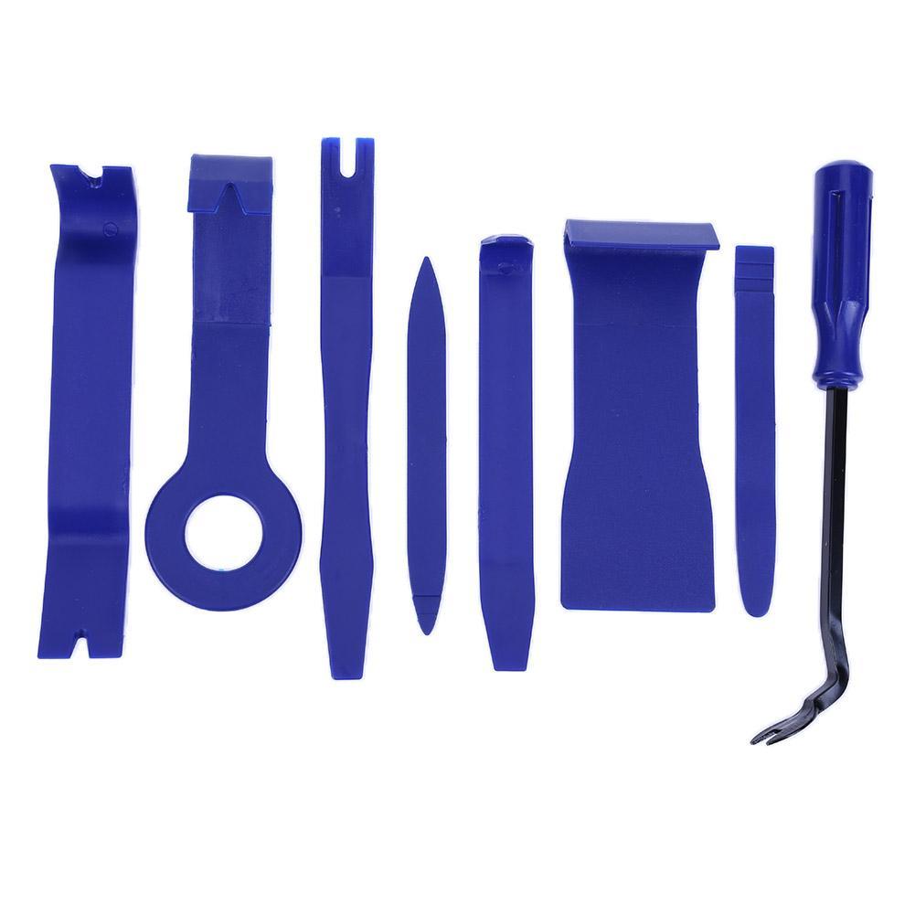 

8pcs/set Car Stereo Repair Kit CD Audio Dismounting Tools Blue Screwdriver, 501 Original