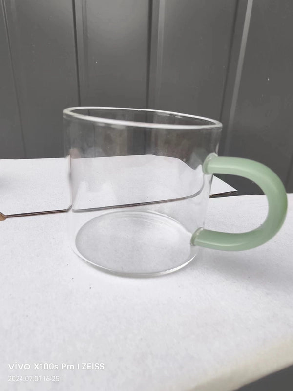 Casual Solid Color Borosilicate Glass Glass 1 Piece