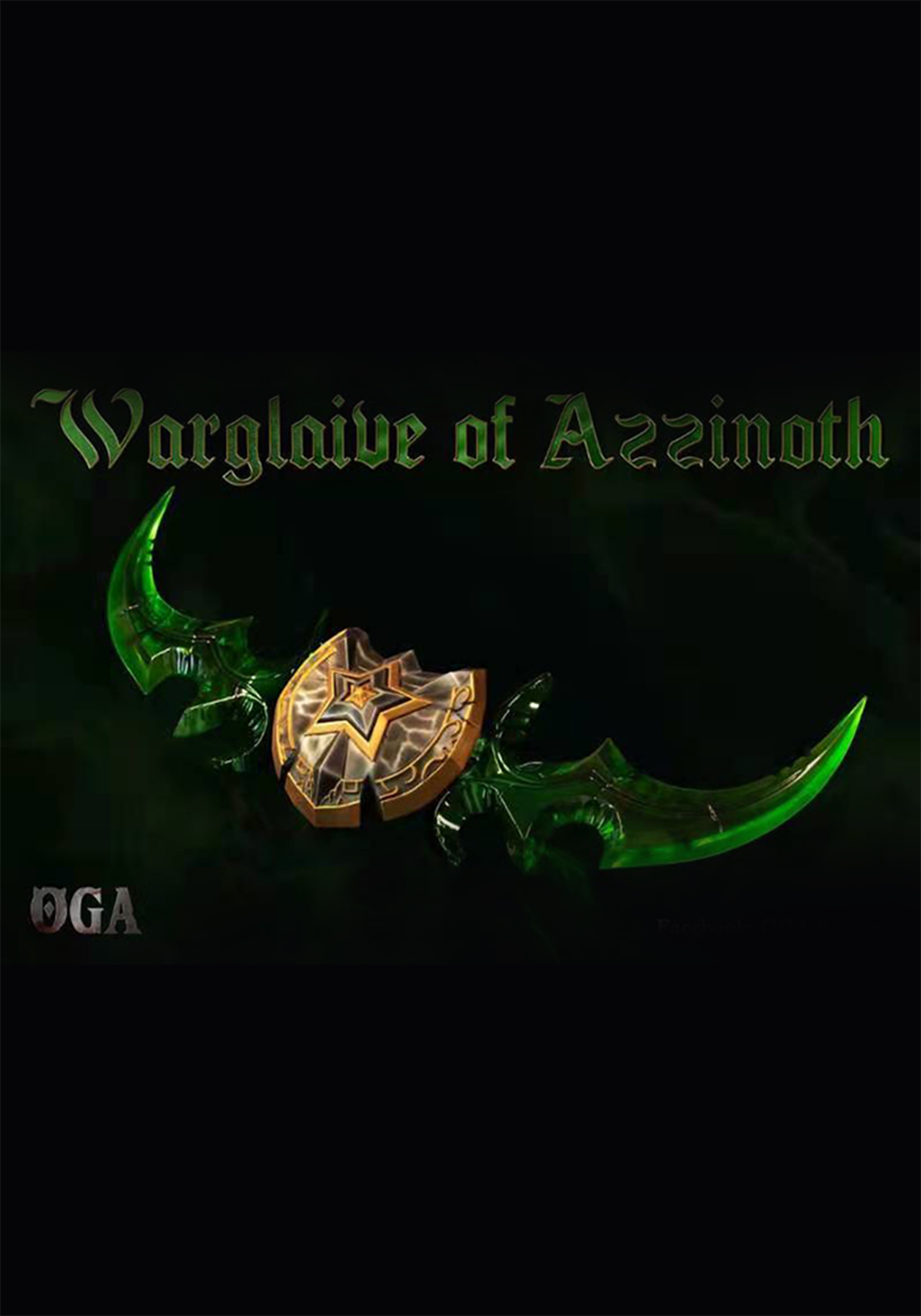 1/1 Scale Warglaive of Azzinoth with LED - World of Warcraft Resin Statue - OGA Studios [Pre-Order]-shopify
