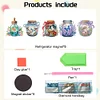 5Pcs Acrylic Special Shape Animal in Bottle Diamond Painting Fridge Magnets