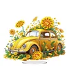 (US Only)Acrylic Special Shape Flowers Car Diamond Painting Desktop Ornaments for Office