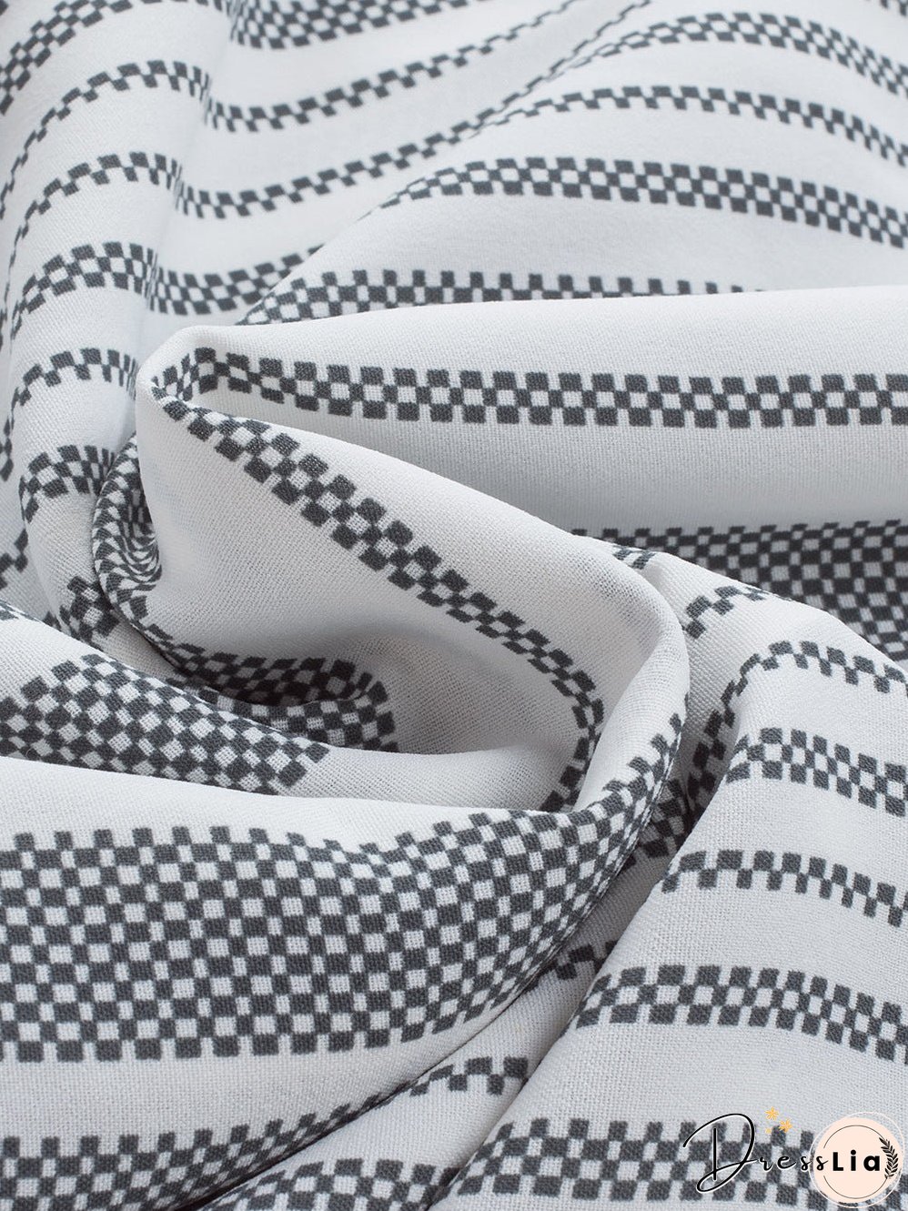 Slate Striped Draped Camisole