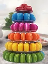 4/6 Tiers Macaron Display Stand Wedding Dessert Tower Rack for Afternoon Tea