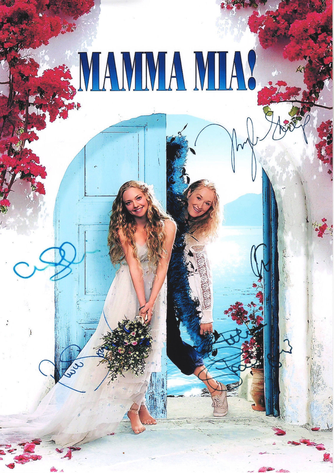 MAMMA MIA CAST AUTOGRAPH SIGNED PP Photo Poster painting POSTER