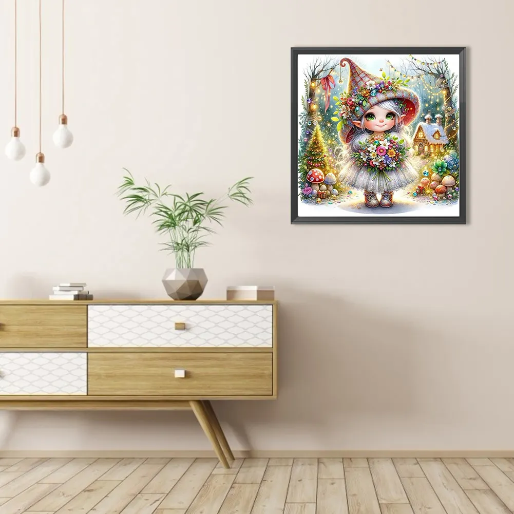 Partial AB Diamond Painting - Full Round Drill - Witch(Canvas|45*45cm)