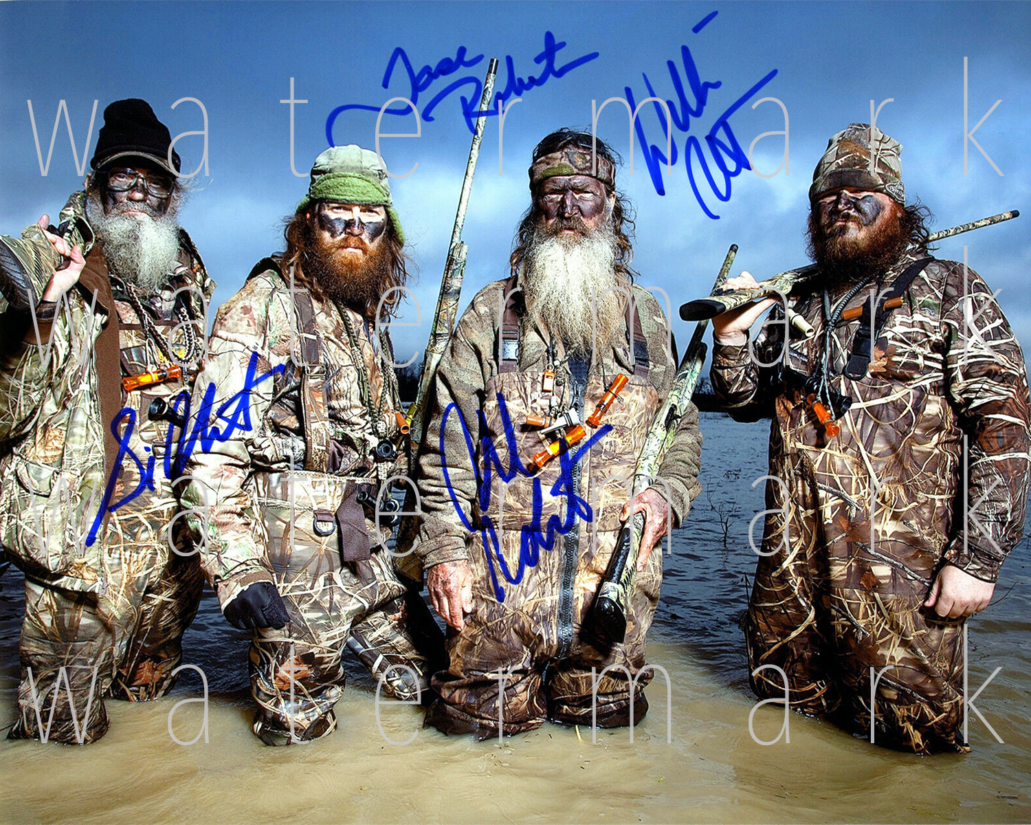 Duck Dynasty signed 8x10 inch Photo Poster painting picture poster autograph RP