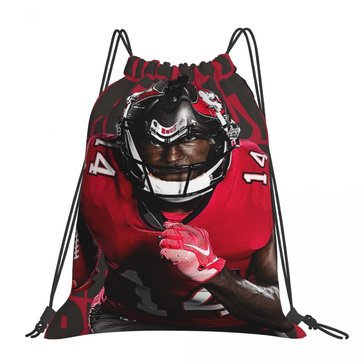 Tampa Bay Buccaneers Chris Godwin Foldable Sports Gym Drawstring Bag