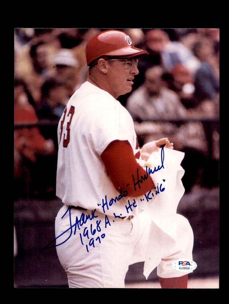 Frank Howard PSA DNA Coa Signed 8x10 Photo Poster painting Home Run King Autograph