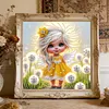 Kit d&rsquo;art diamant&eacute; partiel Angel Girl en forme sp&eacute;ciale de 5d &agrave; la maison, 30x30cm