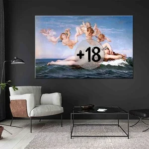 Pornhint The Birth of Venus, Venus Tapestry, Alexandre Cabanel Wall Art, Nude Wall Art, Classical Painting, Erotic Goddess, Mythology Aphrodite NSFW