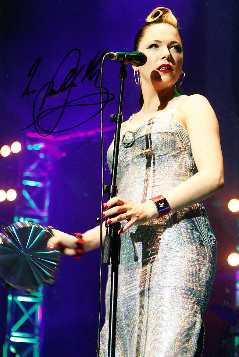 Imelda May Hand Signed Photo Poster painting 12x8 5.